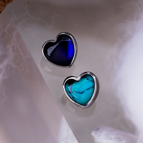 Накрутка Heart Turquoise 1.2 мм фото 2